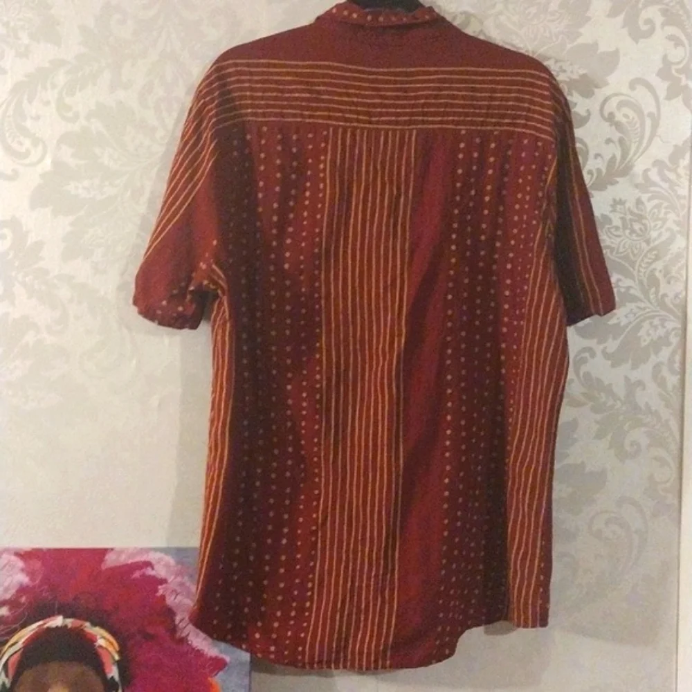 VAT PAVE MEN'S VINTAGE BUTTON DOWN SHIRT L - Picture 3 of 5